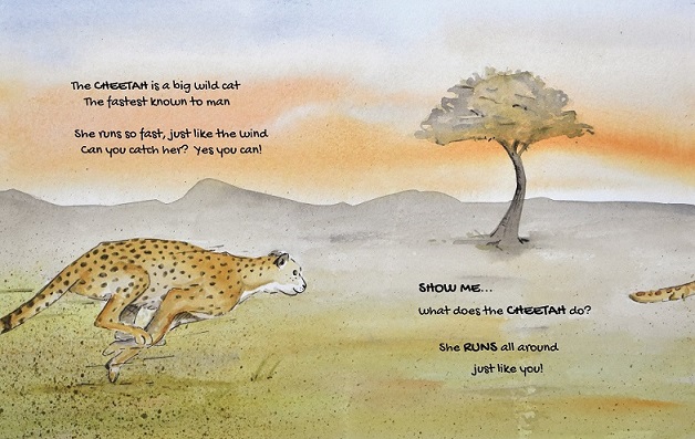 Cheetah Text image